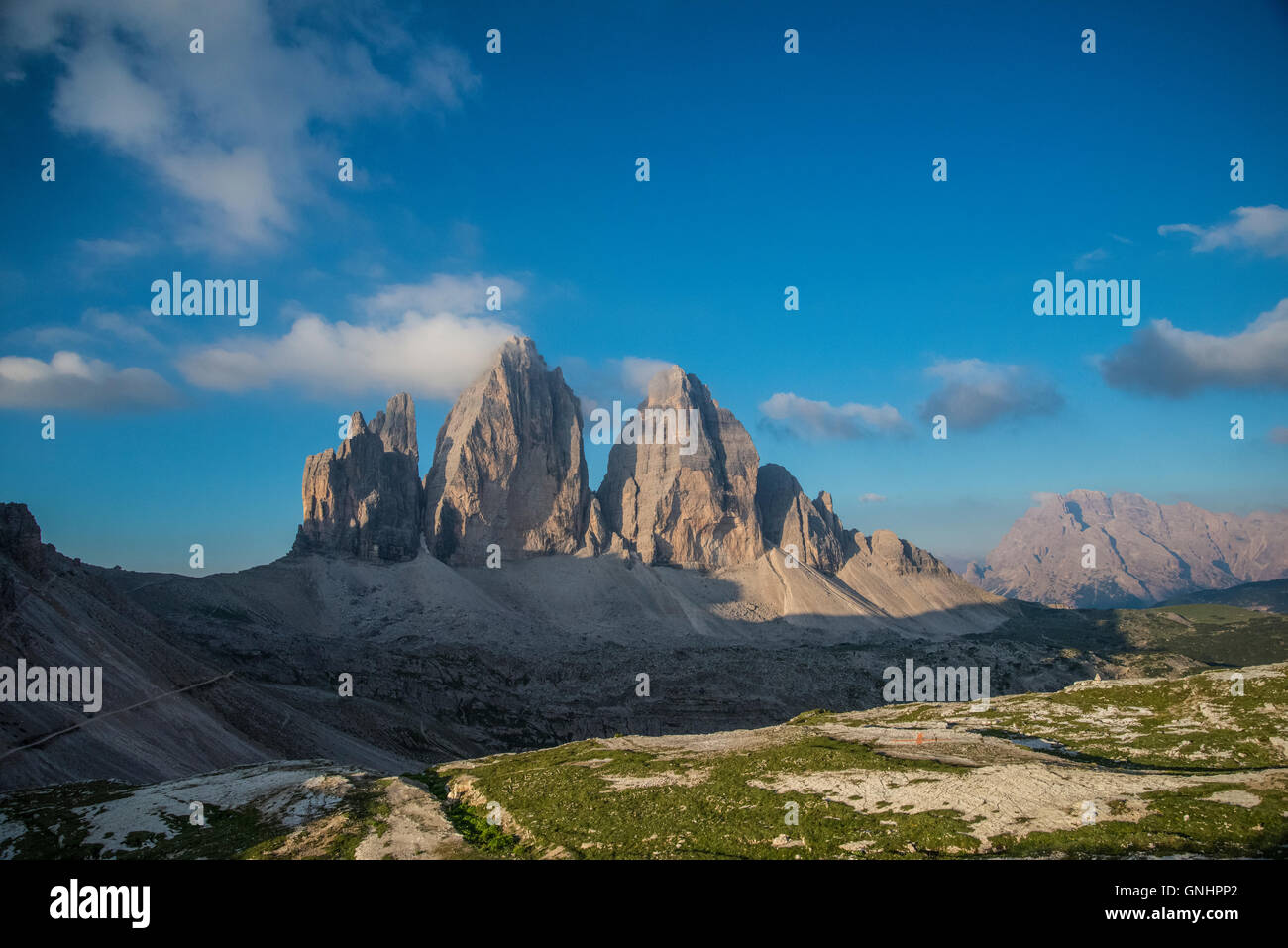 Sexten-Sesto les sommets des Dolomites Drei Zinnen towers Banque D'Images