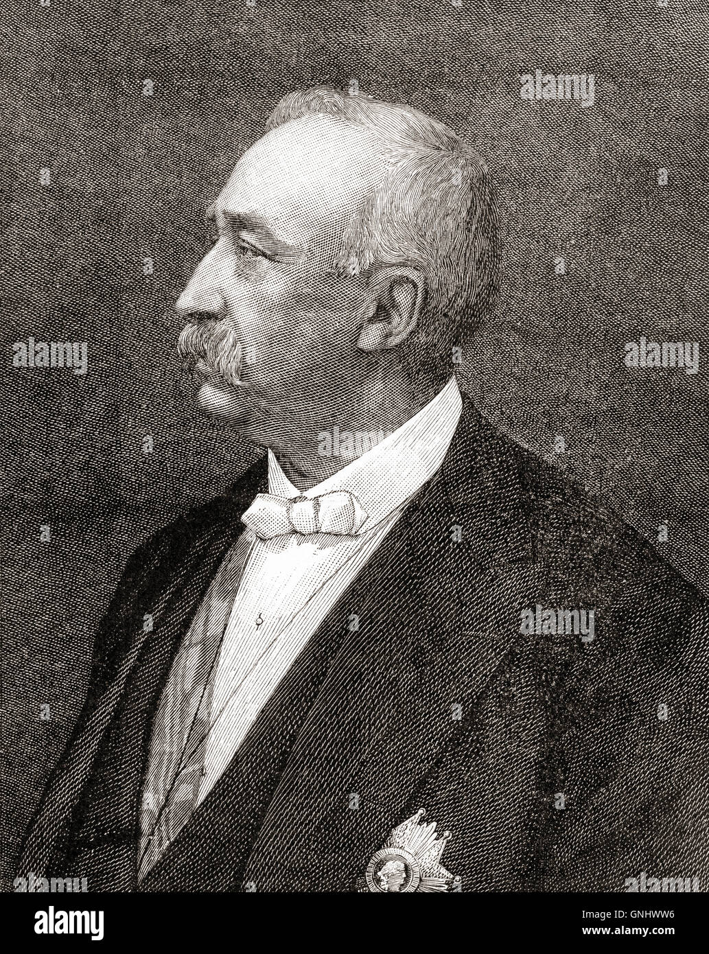Félix François Faure, 1841 - 1899. Président de la France. Banque D'Images