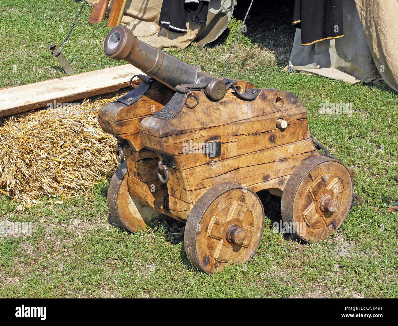 Festival Renaissance,Zagreb 2016, Cannon, ancienne cité médiévale 30 Banque D'Images