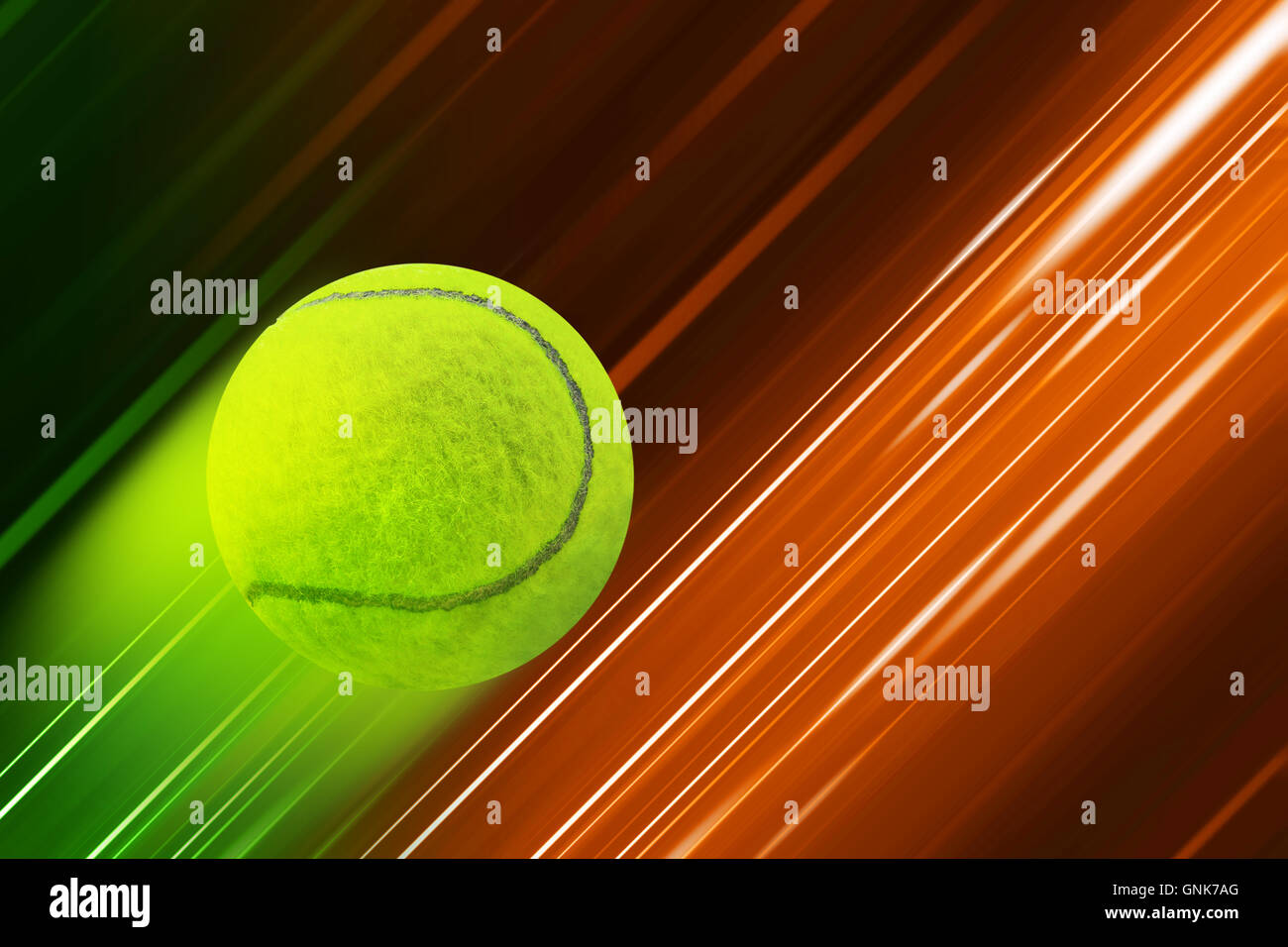 Tennis sur fond de vitesse Photo Stock - Alamy