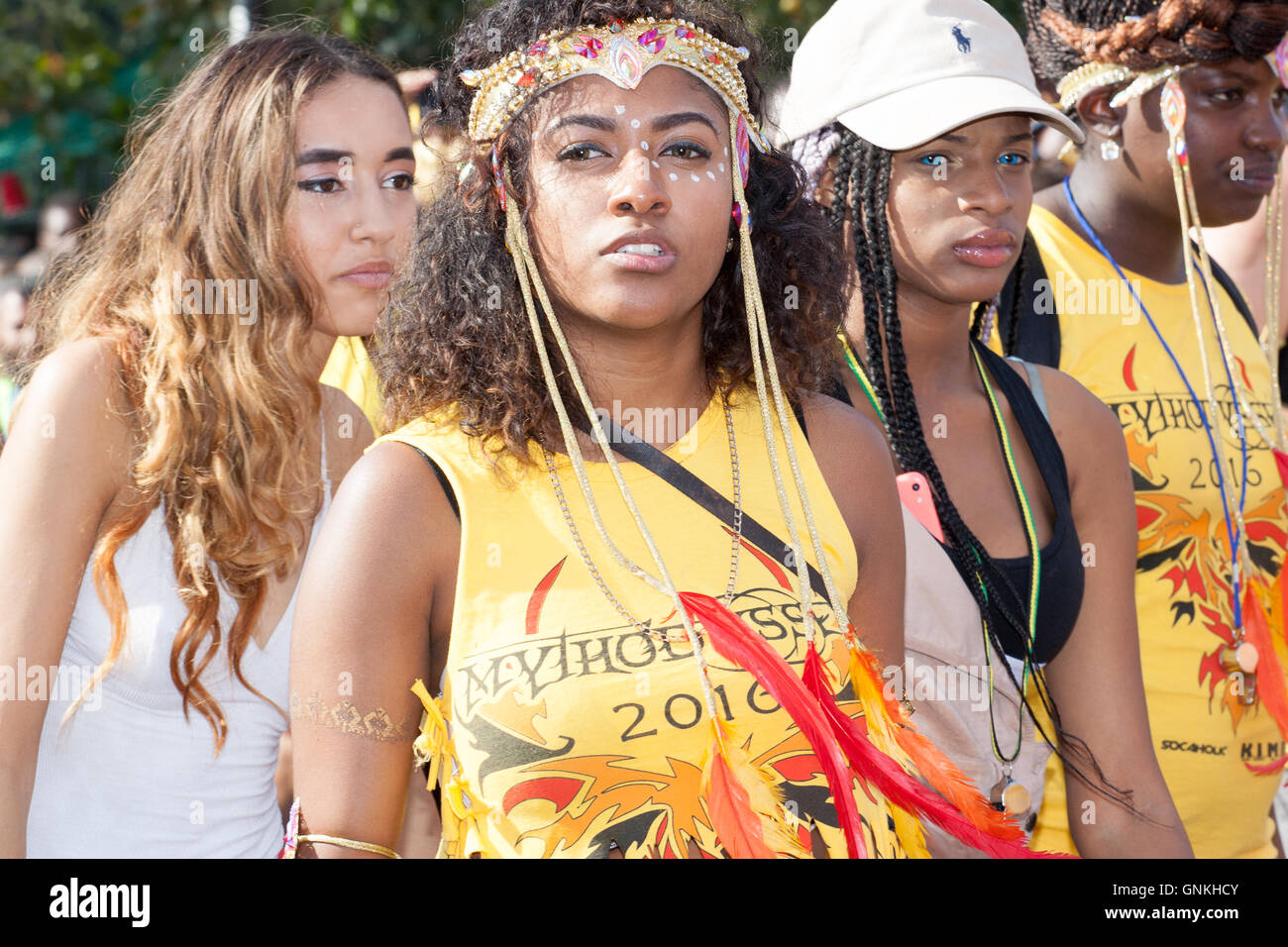 Notting Hill Carnival Westbourne Park London Nottinghill 2016 Banque D'Images