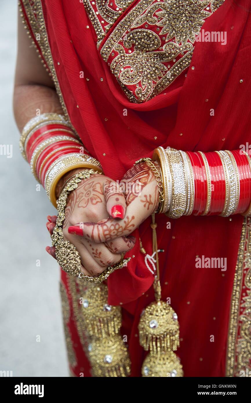 Vue d'un tatouage indien Banque D'Images