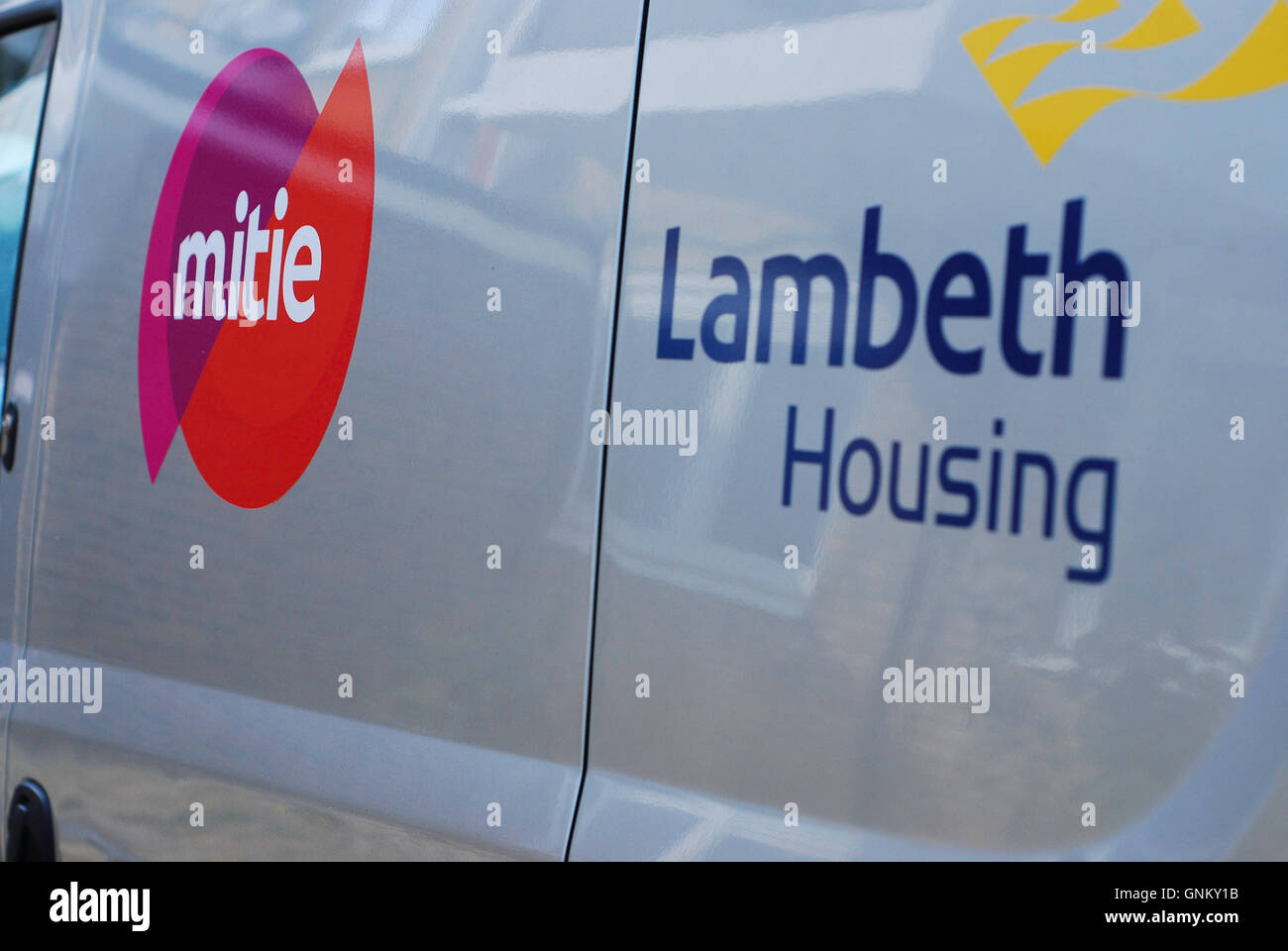 Van, logo , logement , de lambeth Banque D'Images