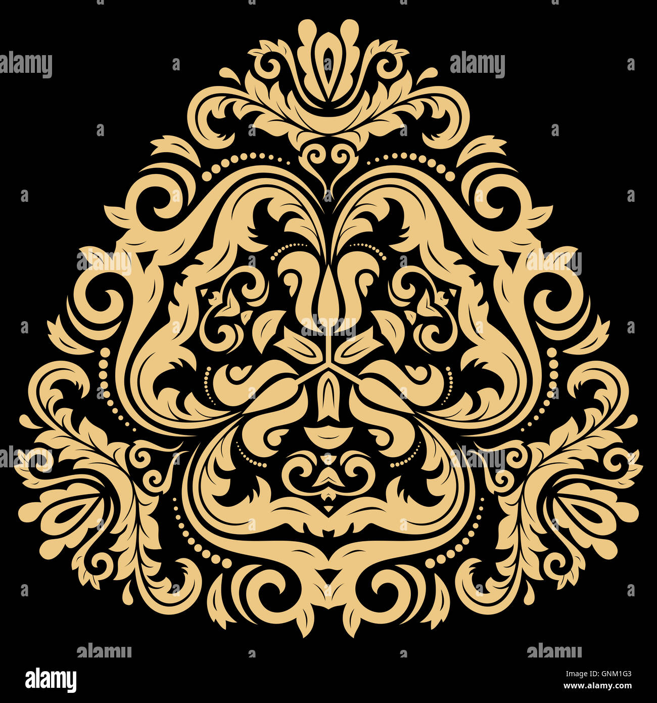 Abstract Pattern Oriental Banque D'Images