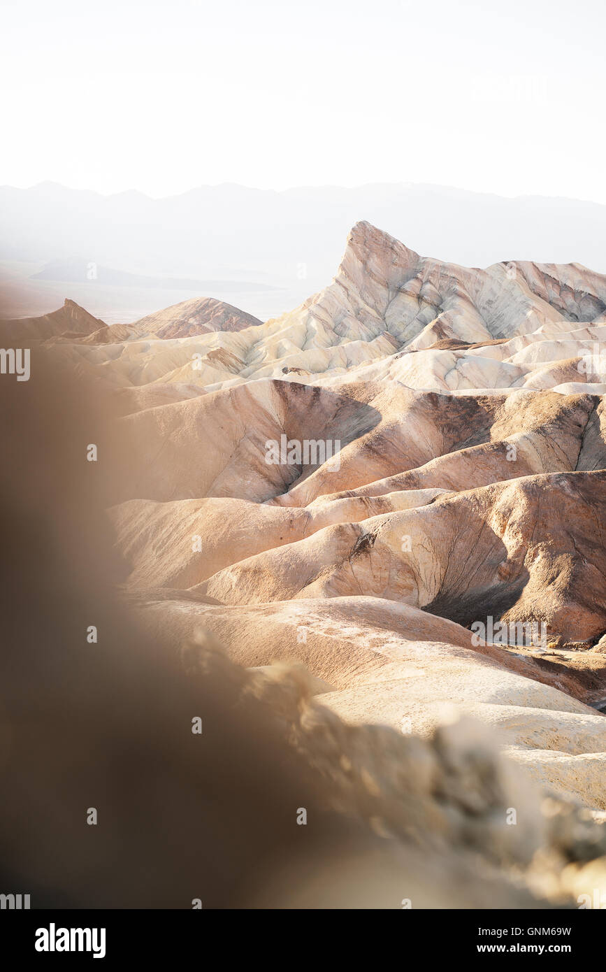 Zabriskie Point dans la région de Zion National Park Banque D'Images