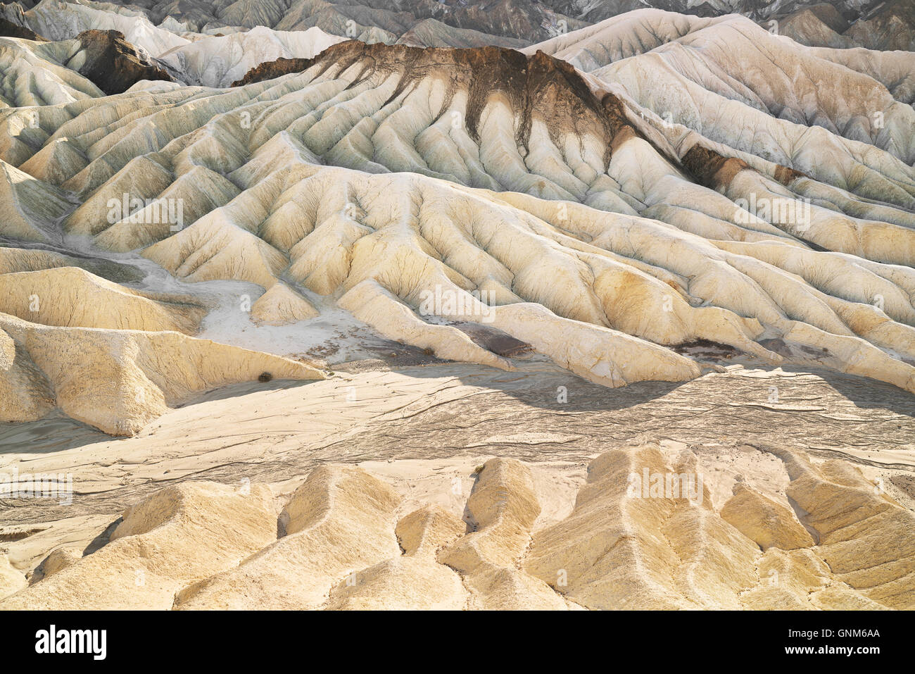 Dans Zabriskie Point Death Valley National Park Banque D'Images