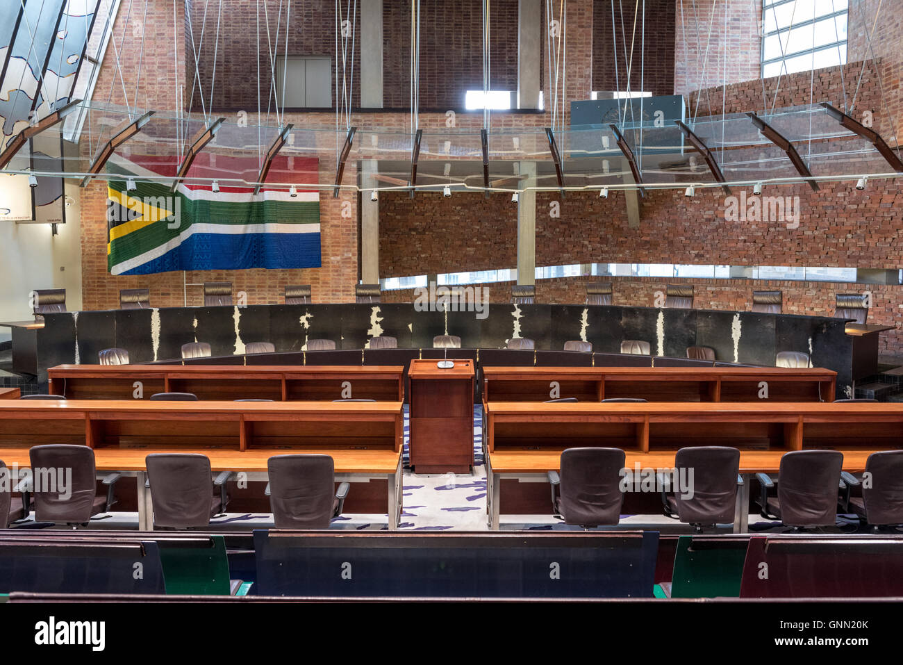 Cour constitutionnelle d'Afrique du Sud, à Johannesburg Banque D'Images