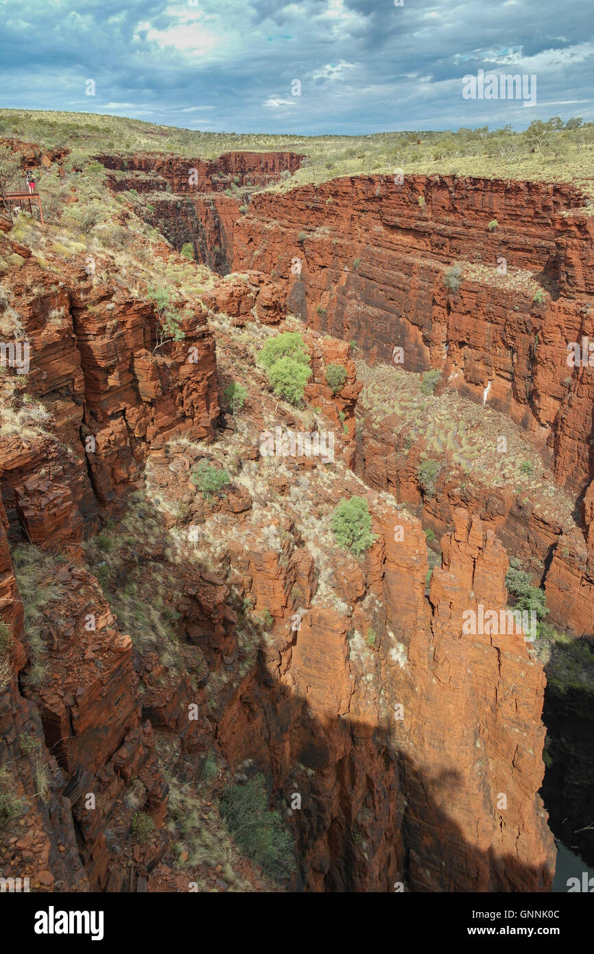 Le parc national de Karijini, Pilbara, dans l'ouest de l'Australie - Australie Banque D'Images