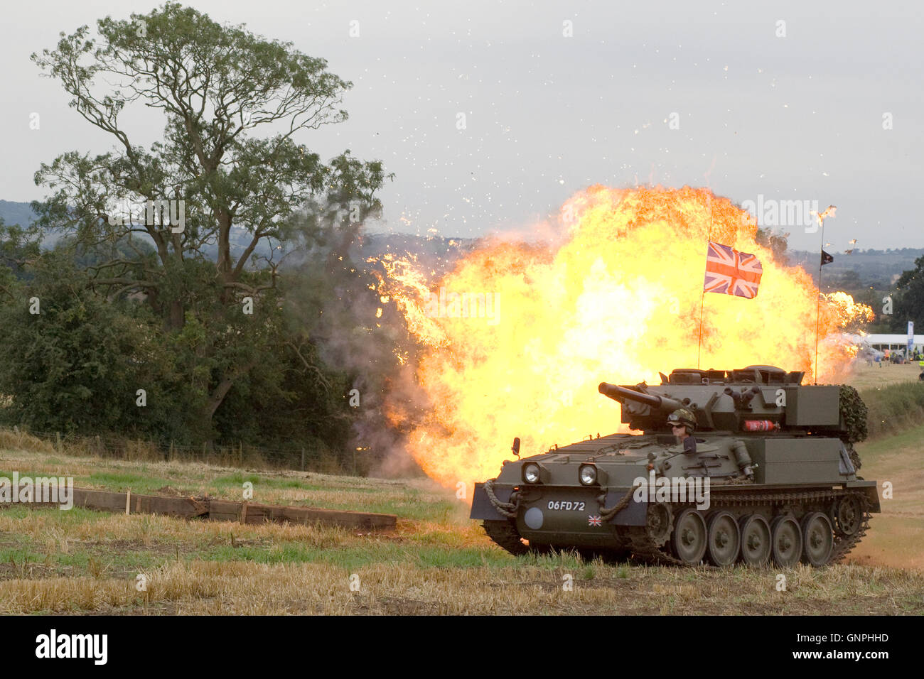 Reconnaissance de véhicule de combat, véhicules blindés de combat, l'affichage de puissance de feu Banque D'Images