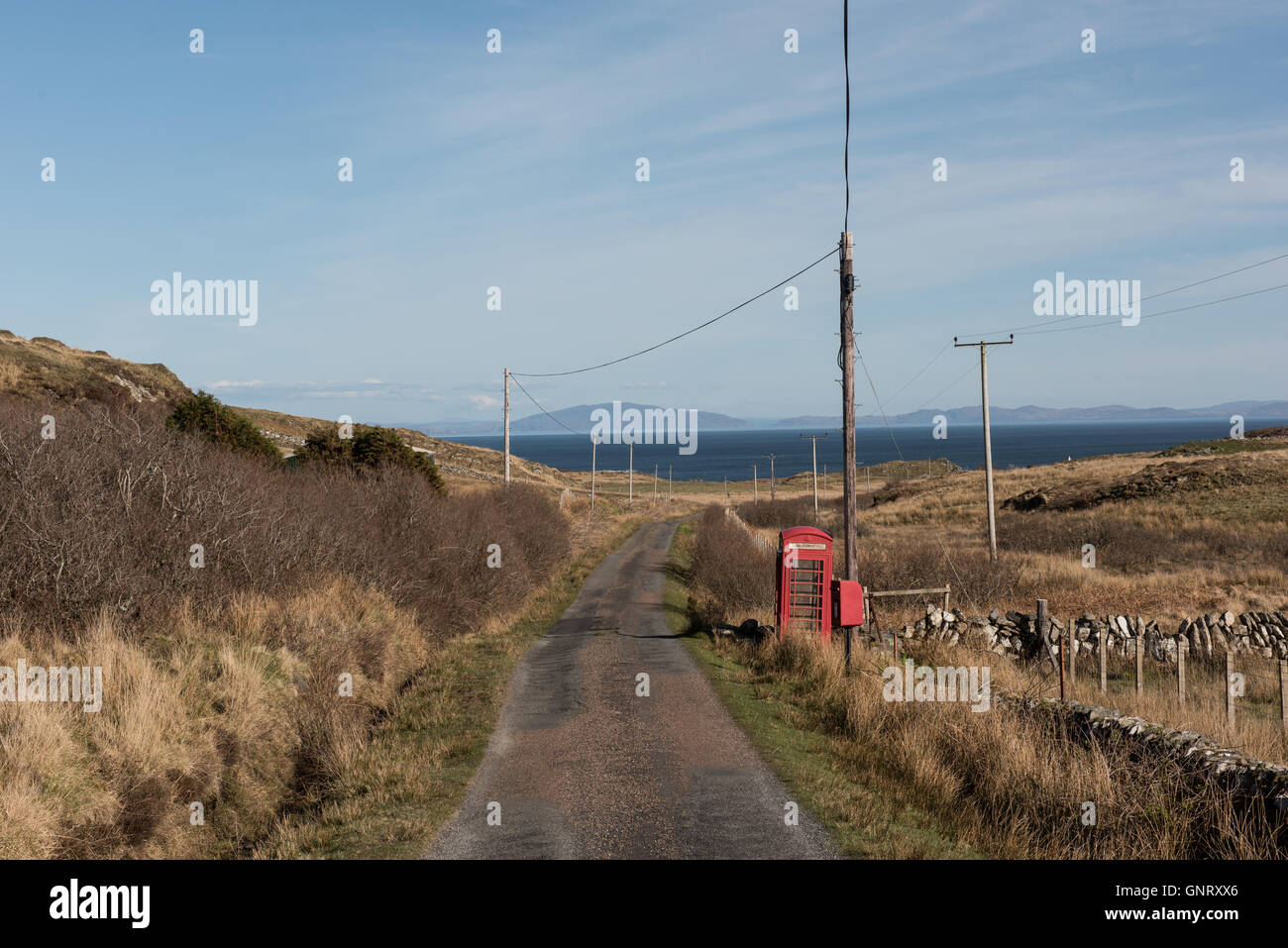 Tobermory, Royaume-Uni, paysage sur l'île de Mull en Ecosse Banque D'Images