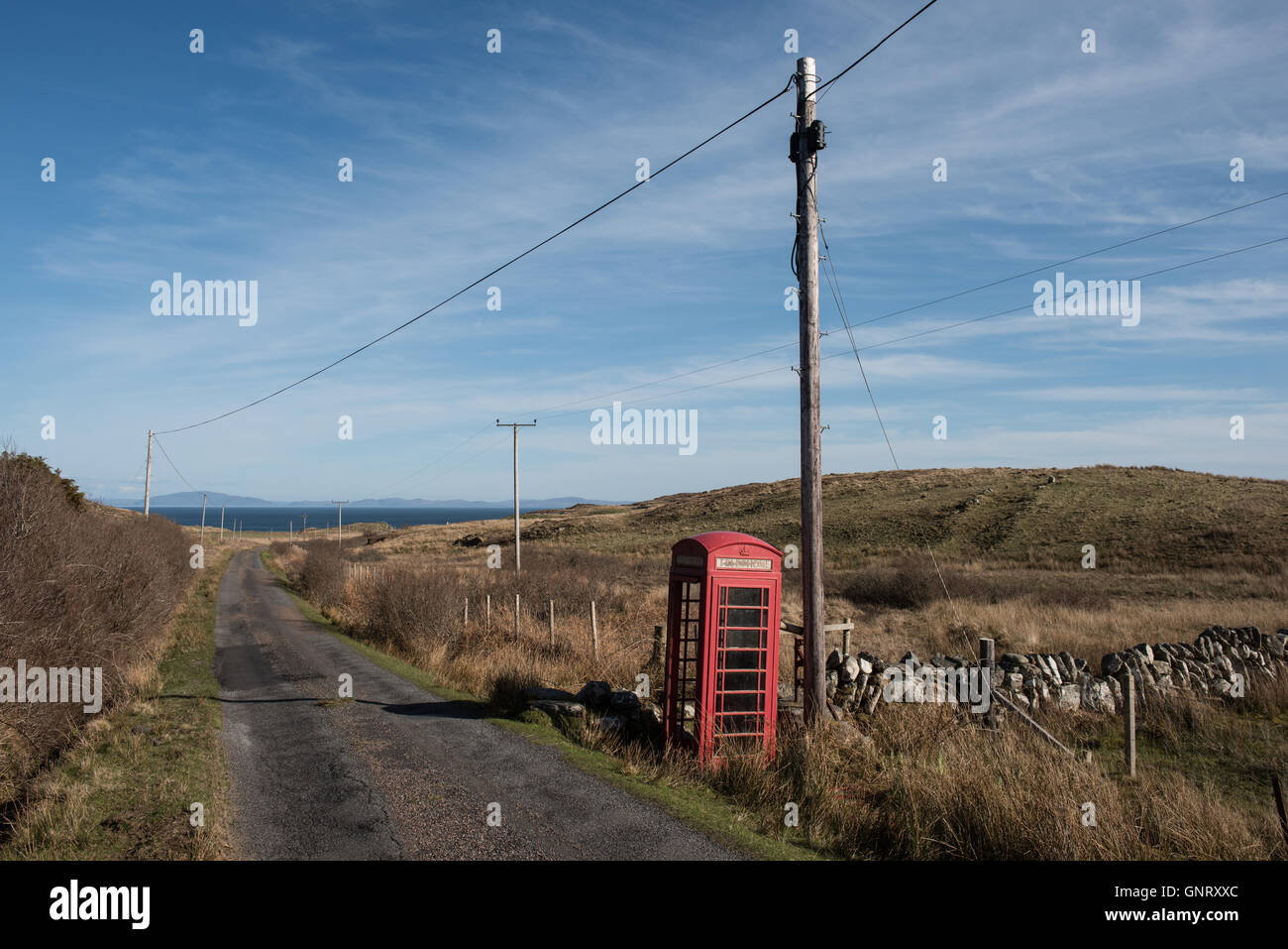 Tobermory, Royaume-Uni, paysage sur l'île de Mull en Ecosse Banque D'Images