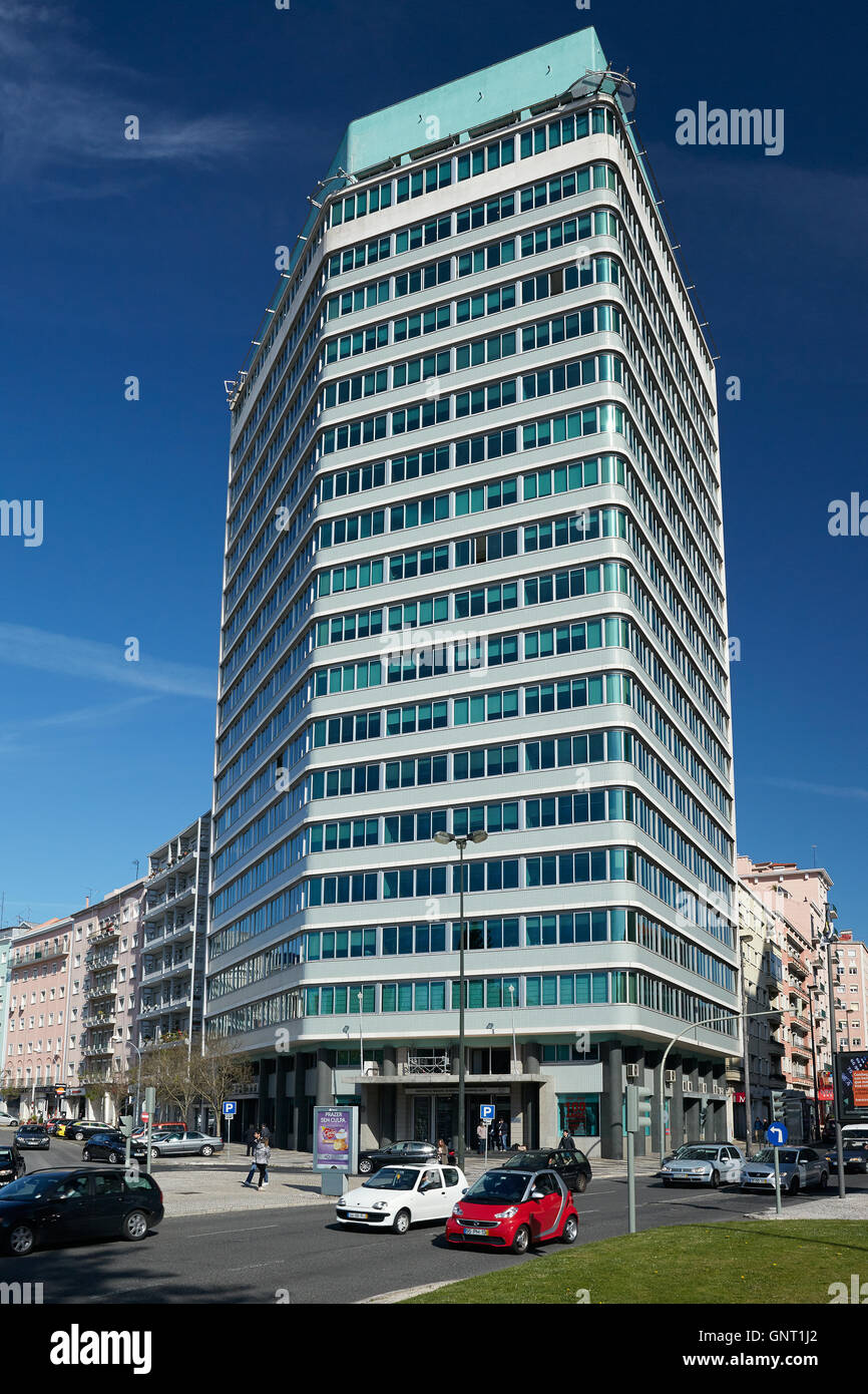 Lisbonne, Portugal, les bâtiments du Ministère de la solidarité et de la Sécurité Sociale Banque D'Images