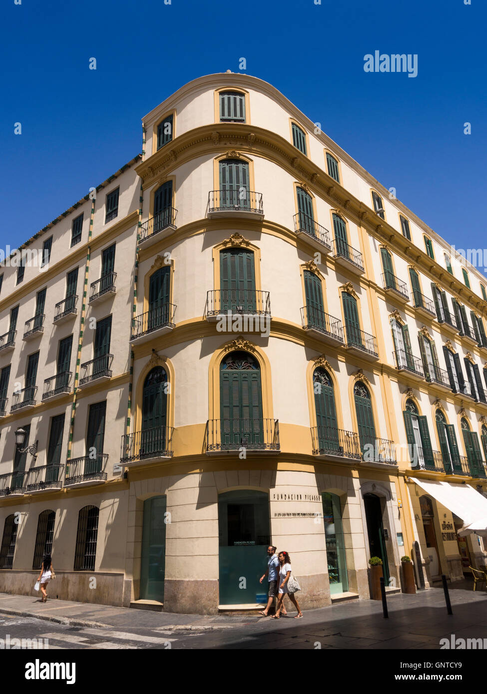 Maison de naissance du peintre Pablo Ruiz Picasso. Capital de Málaga, Costa del Sol, Andalousie Espagne. L'Europe Banque D'Images