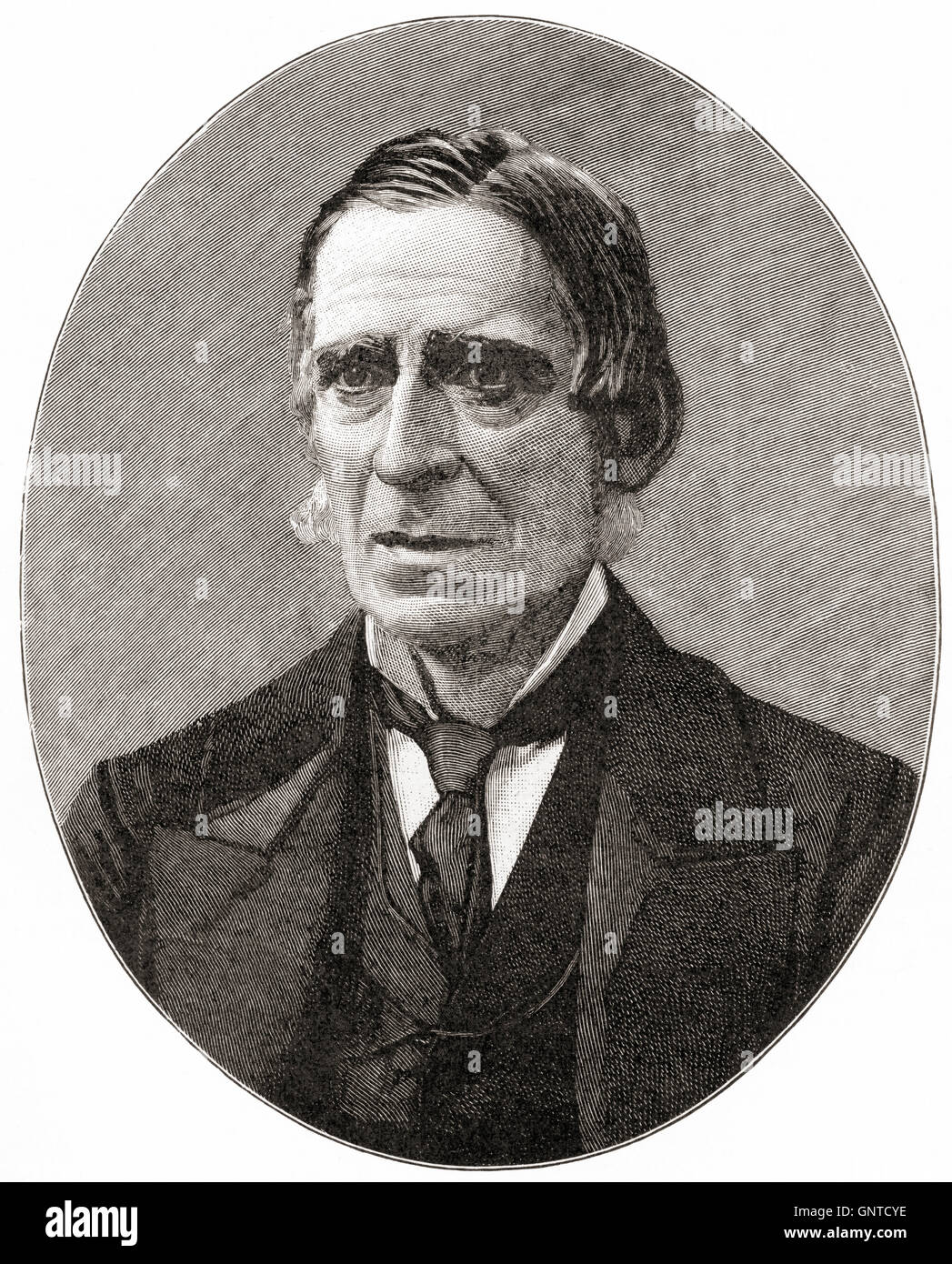 Sir James Paget, 1 baronnet, 1814 - 1899. Chirurgien anglais et le pathologiste. Banque D'Images