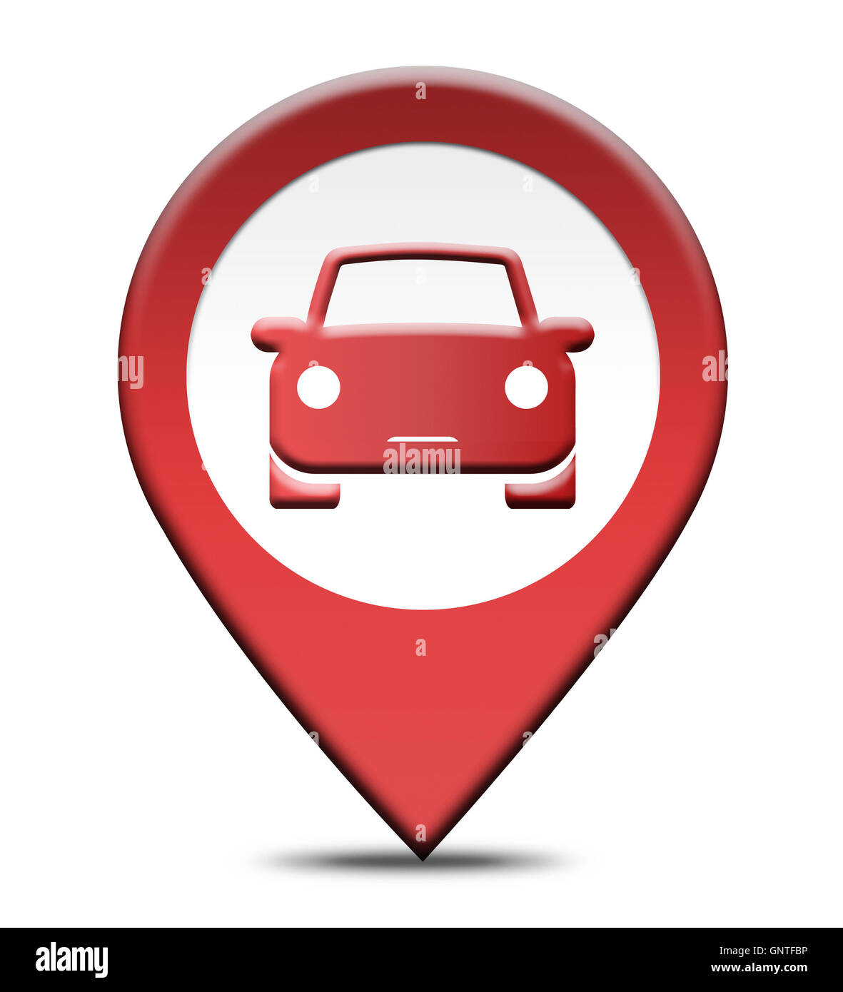 Location de voitures Location de voitures automobiles endroits montrant Banque D'Images