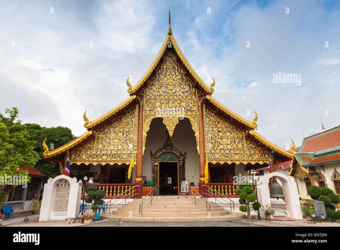 Wat Chiang Man, le plus vieux temple de Chiang Mai, Thaïlande Banque D'Images Wat Chiang Man, le plus vieux temple de Chiang Mai, Thaïlande Banque D'Images