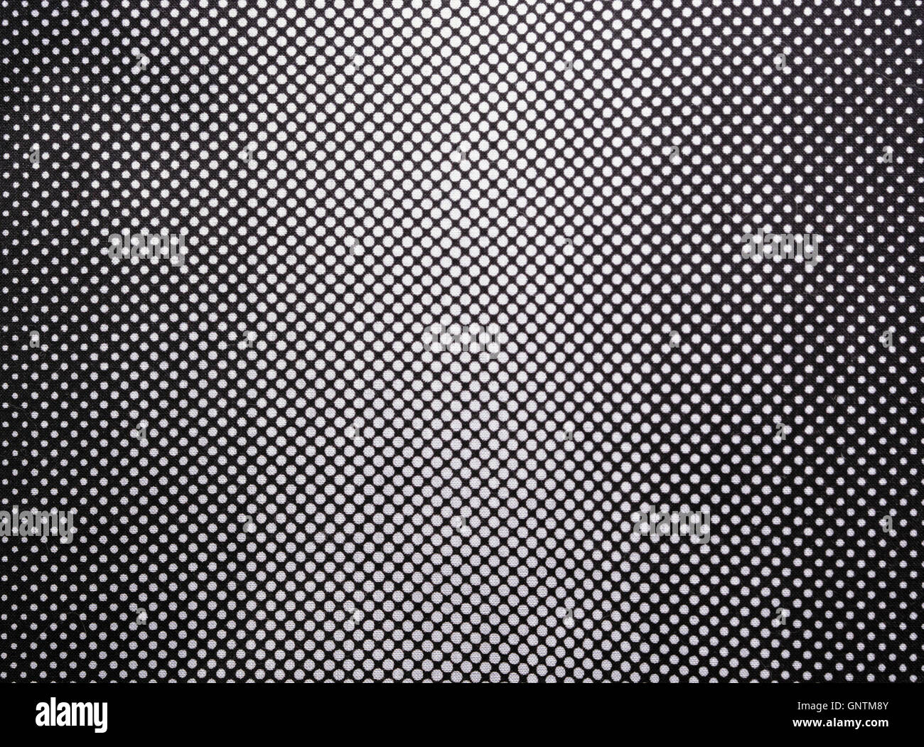 Noir et blanc en coton de gradient Banque D'Images
