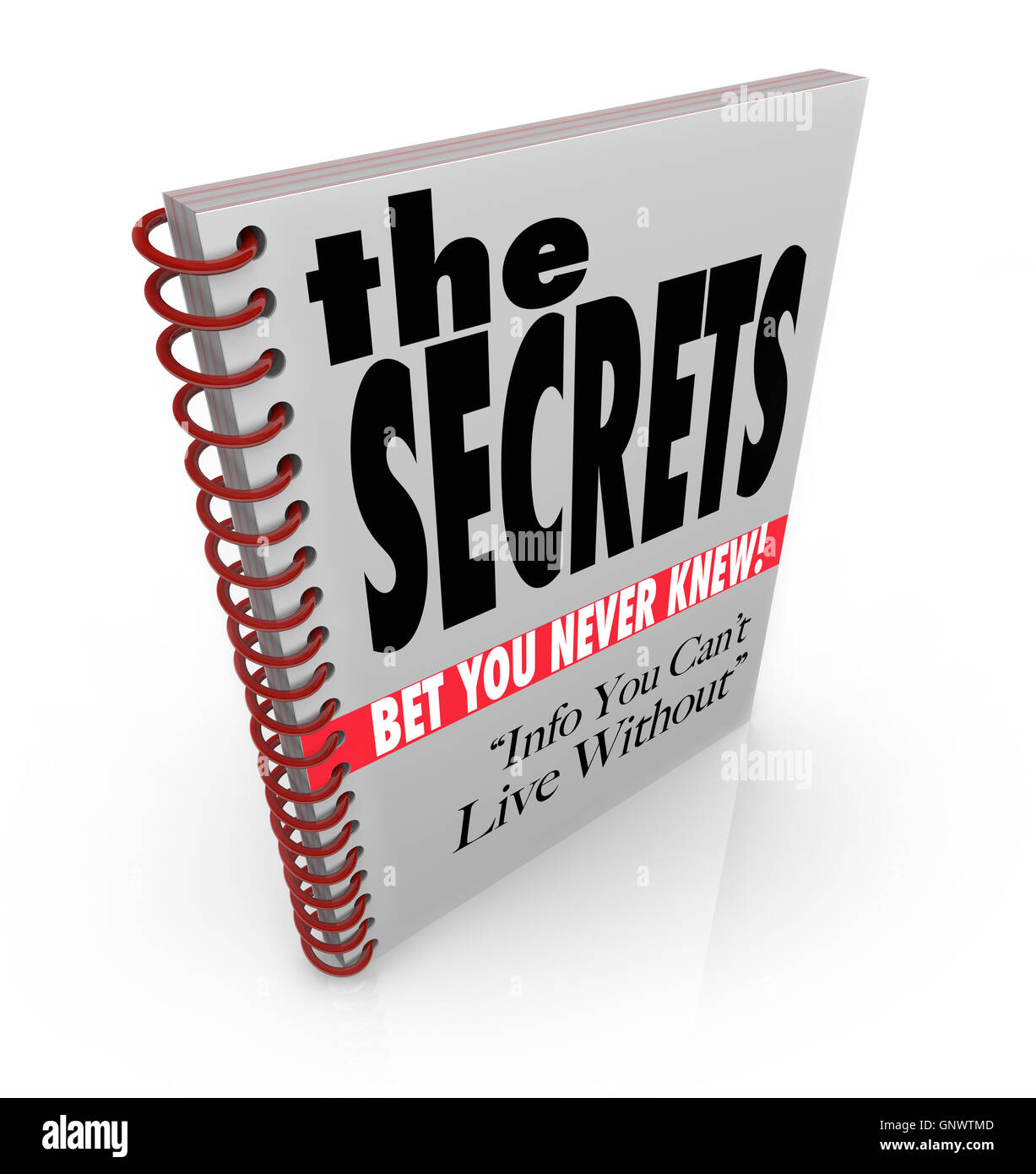 Les Secrets de livre a révélé l'information et la connaissance Banque D'Images