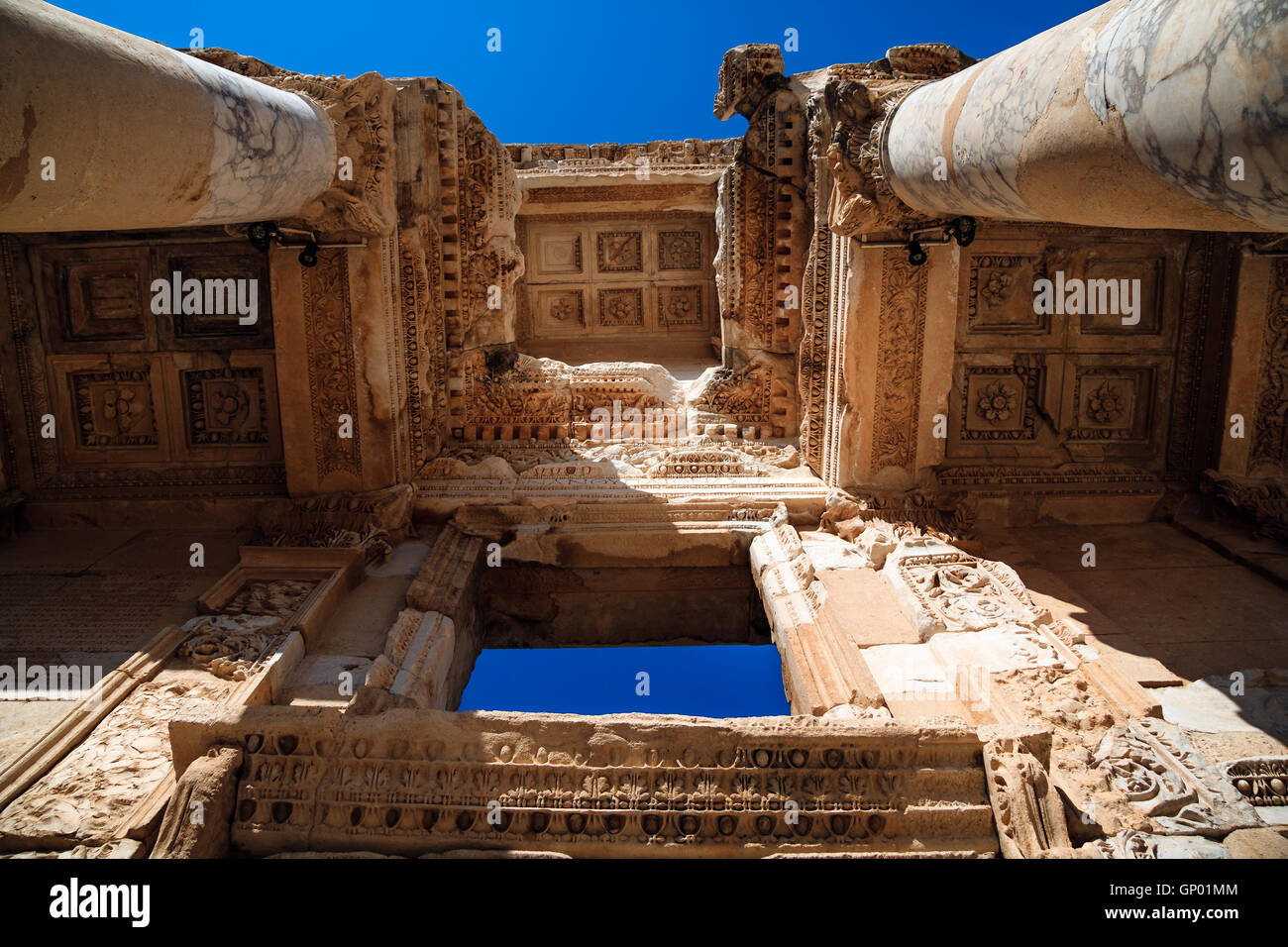 Les ruines antiques d'Ephèse. La Turquie Banque D'Images