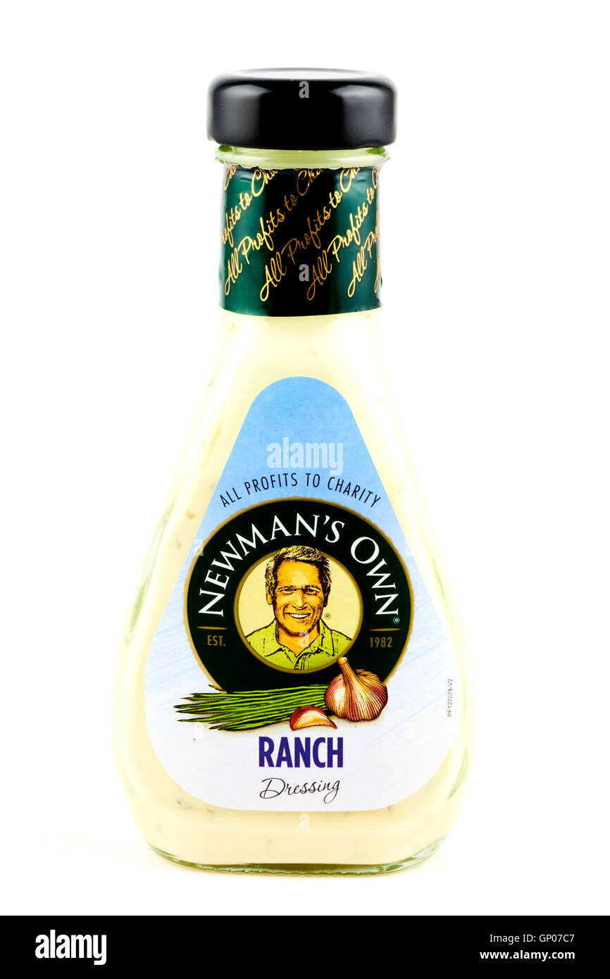 Vinaigrette ranch Newman's Own Banque D'Images
