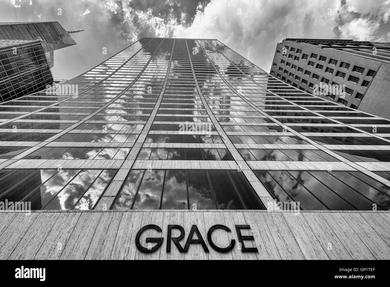 L W R Grace Building, New York Banque D'Images