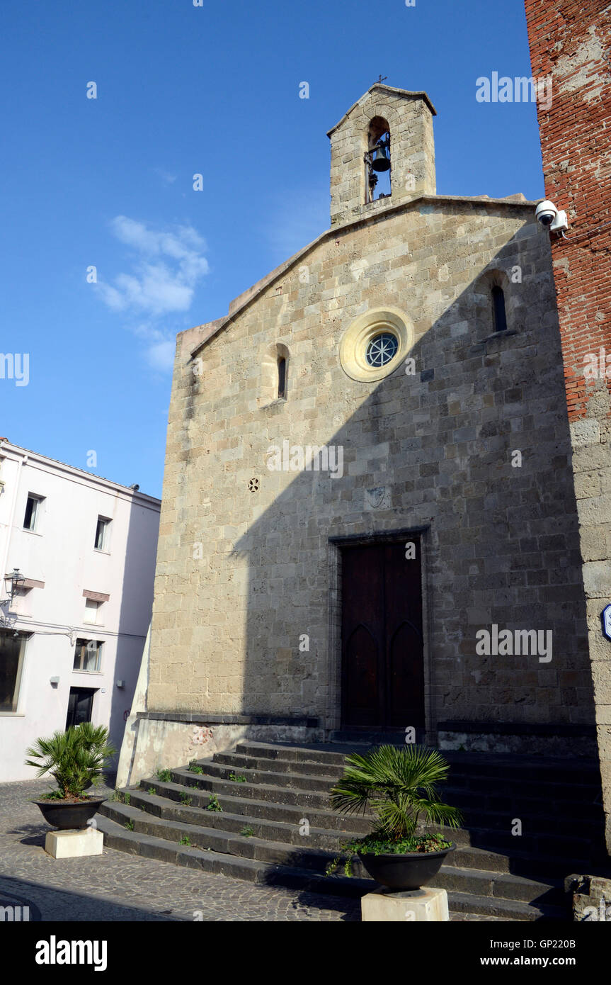 Chiesa di Santa Chiara, l'église d'Oristano, Sardaigne, Italie Banque D'Images