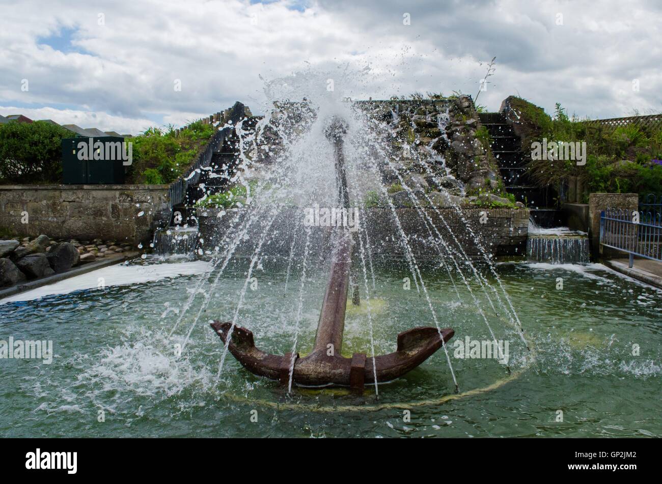 Fontaine de l’ancre Banque D'Images