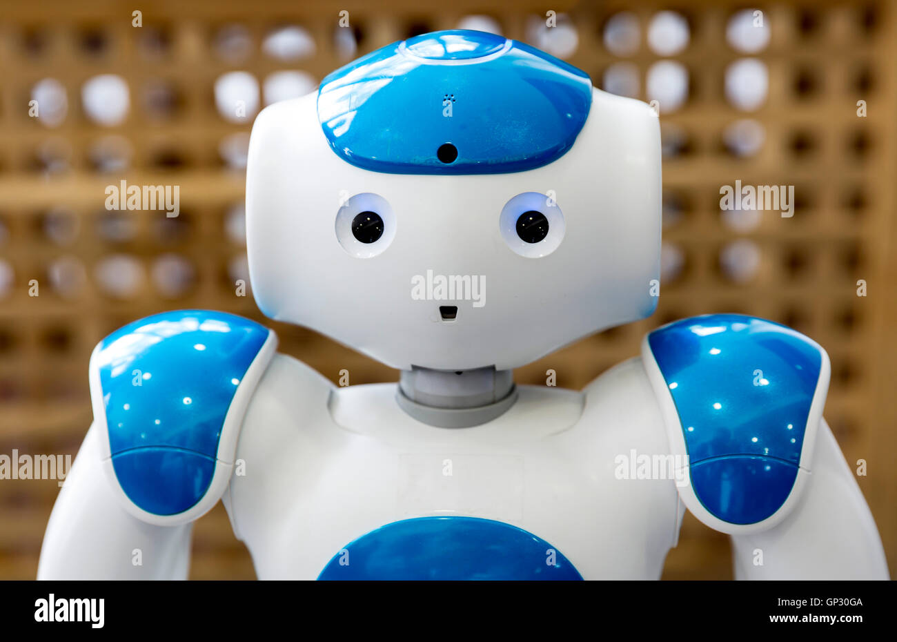 Bleu-Robot électronique pour enfant, jouet intelligent à