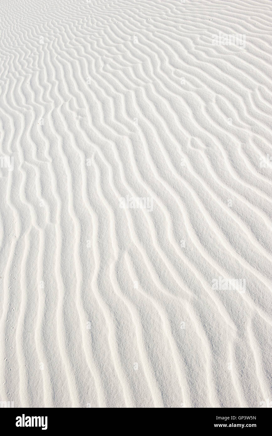 Sentir le sable blanc, full frame Banque D'Images