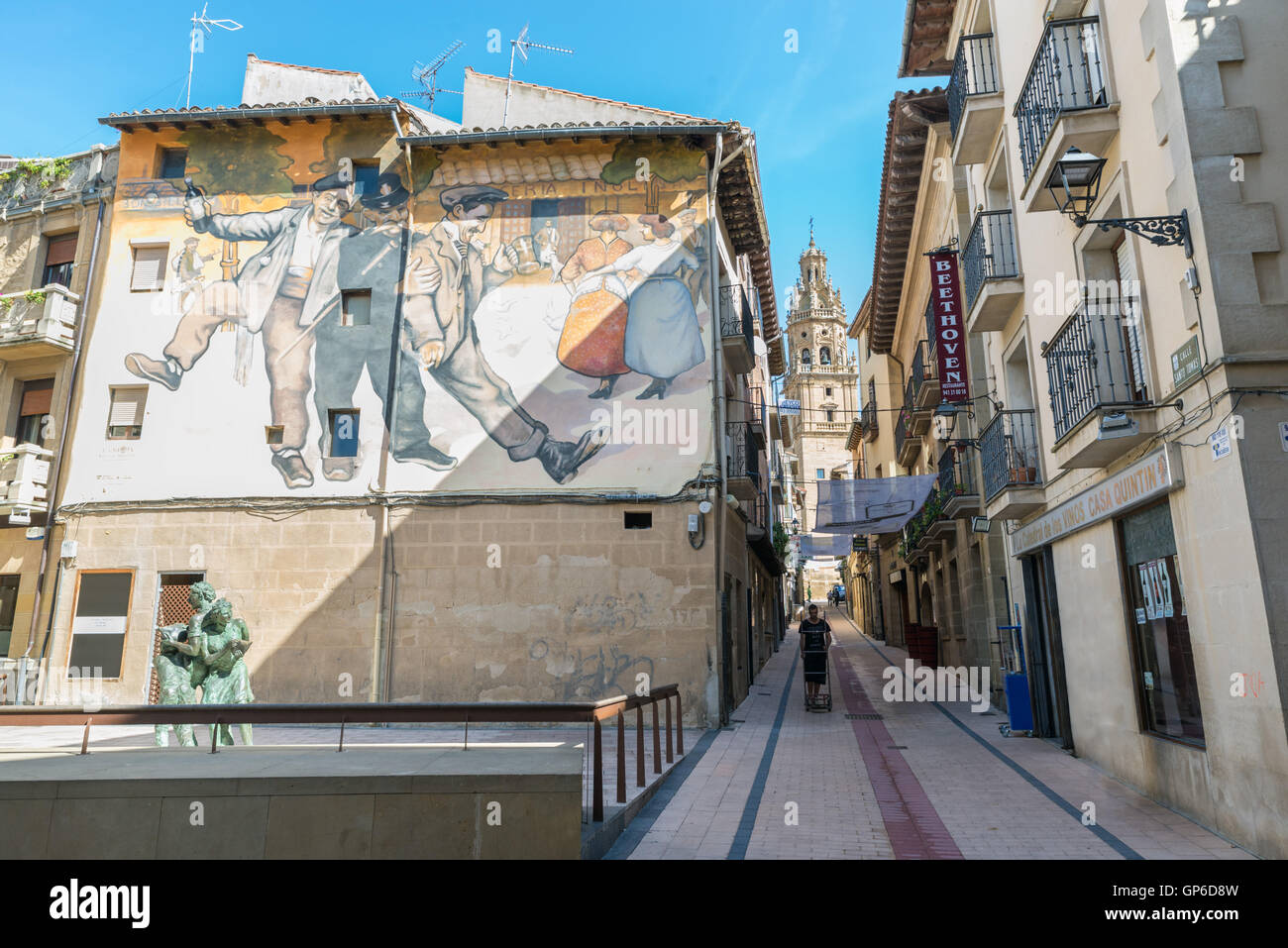 HARO, La Rioja, Espagne - 31 août 2016 : Haro est une ville et une municipalité située dans le nord-ouest de la province de La Rioja, dans le nord de l'Espagne Banque D'Images