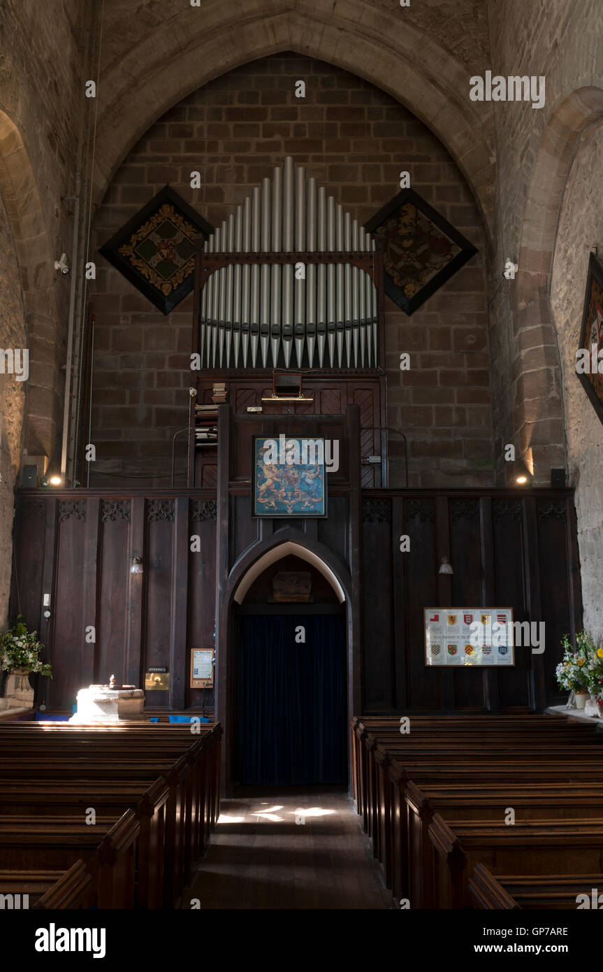 Little Malvern Priory, Worcestershire, Angleterre, RU Banque D'Images