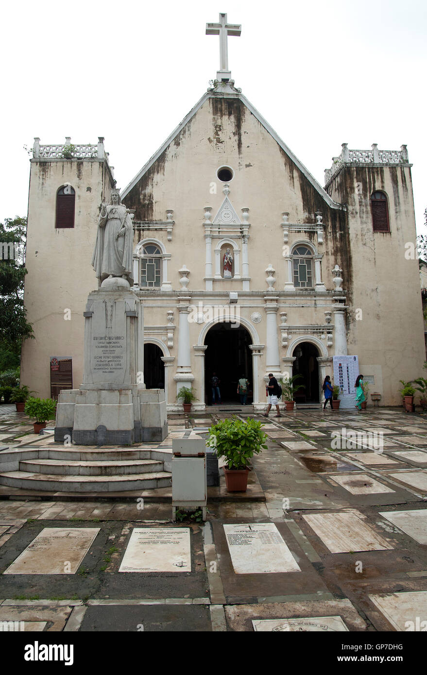 L'image de saint. ANDREW CHURCH à Bandra, Mumbai, Maharashtra, Inde Banque D'Images