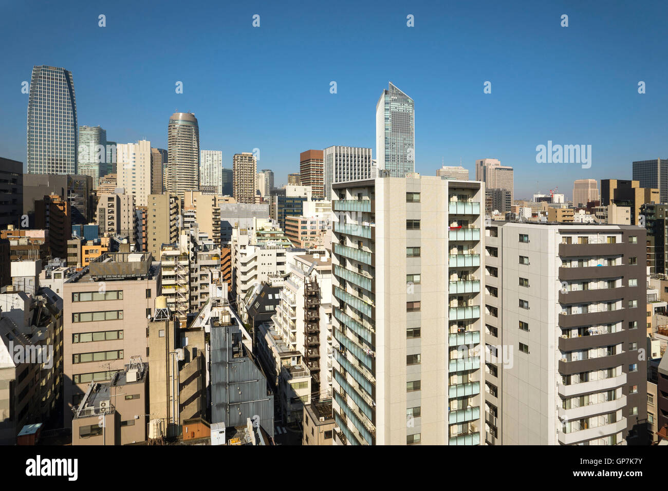 Immeubles de Tokyo, Japon Banque D'Images