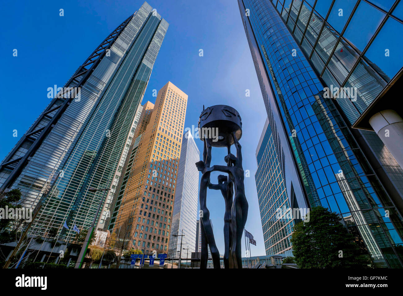 Installation Art Statue , Tokyo, Japon Banque D'Images