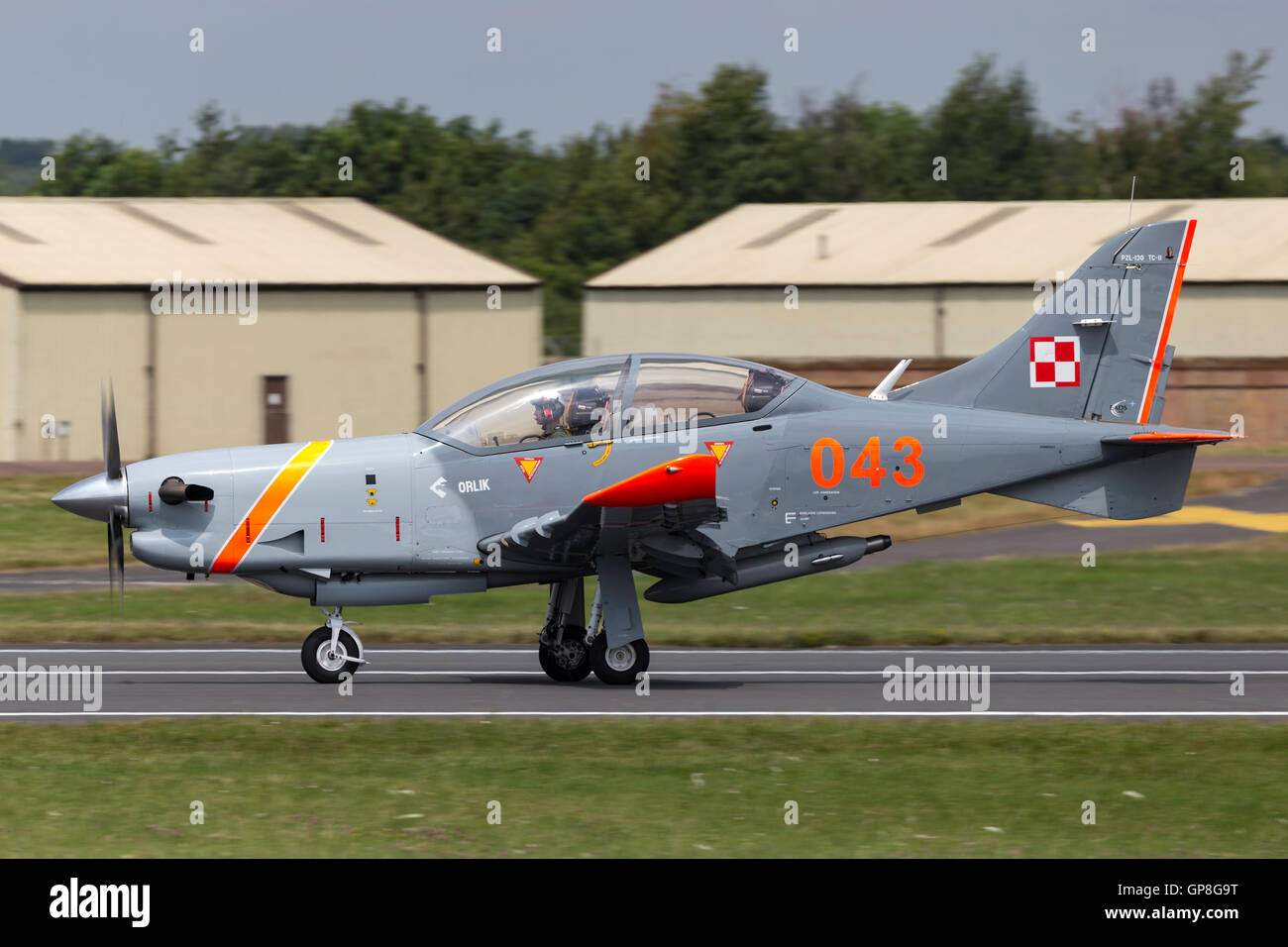 Polish Air Force (Sily Powietrzne) PZL-Okecie PZL-130TC-2 Orlik les avions de l'équipe de voltige "Orlik" Banque D'Images