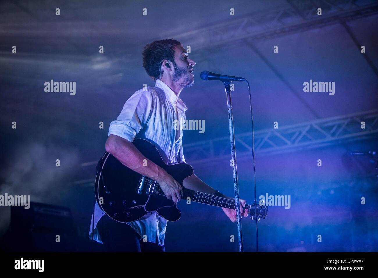 Segrate Milan, Italie 2 septembre 2016 Editors en concert à Circolo Magnolia Crédit : Roberto Finizio/ Alamy Live News Banque D'Images