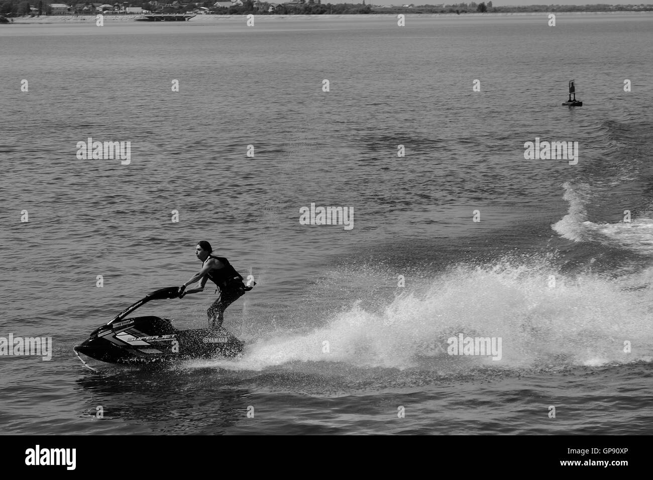 Show aéronautique 2016 sur le lac Morii à Bucarest, Roumanie. Banque D'Images