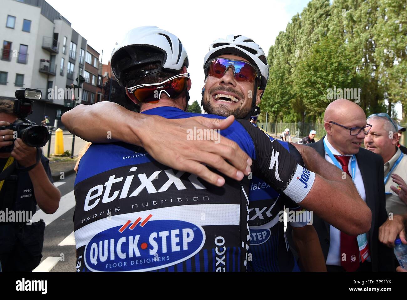 Bruxelles, Belgique. 06Th Sep 2016. Tom Boonen (BEL) Rider de ETIXX - Quick Step après la finale de la 4e édition de CCI Bruxelles Cycling Classic 2016 (199 kms) le 03 septembre, 2016 à Bruxelles, Belgique : Action Crédit Plus Sport/Alamy Live News Banque D'Images