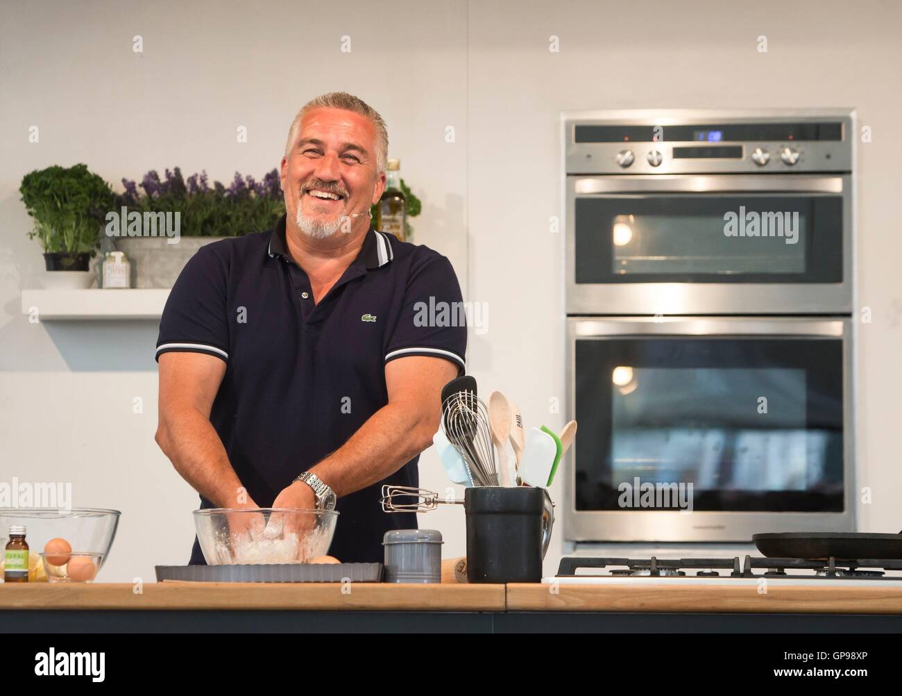 Paul Hollywood au Chatsworth Country Fair à Chatsworth House, dans le Derbyshire. Banque D'Images
