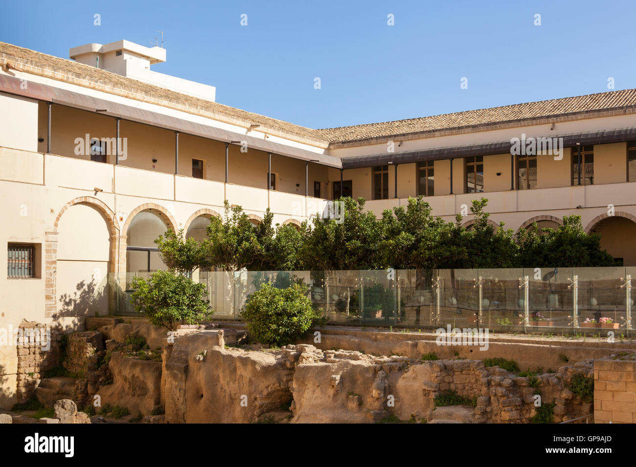 Monastero Del Carmine CARMINE, Monastère, Marsala, Sicile, Italie Banque D'Images