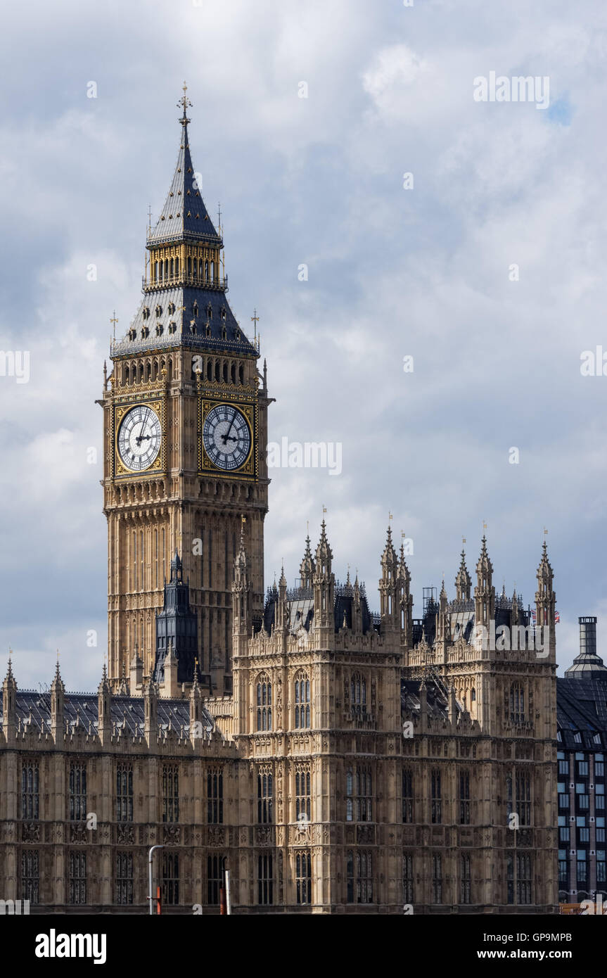 Big Ben et le Palais de Westminster, Londres Angleterre Royaume-Uni UK Banque D'Images