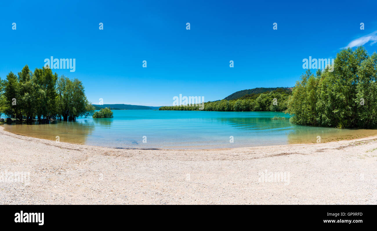 Lac de Sainte-Croix dans le sud de la France Banque D'Images