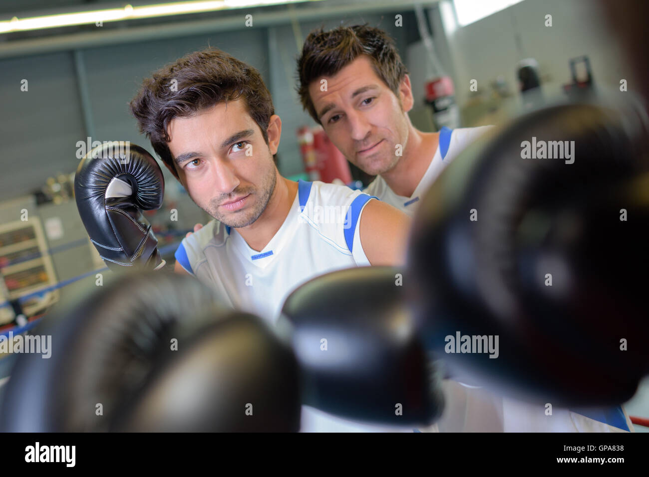 faisant les mouvements Banque D'Images