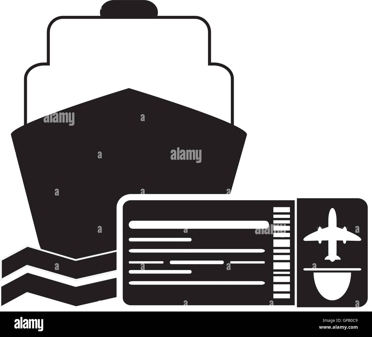 Embarquement des navires Banque d'images vectorielles - Alamy