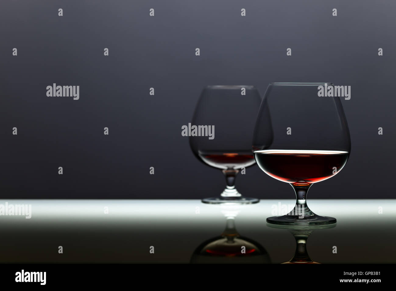 Snifters de brandy Banque de photographies et d’images à haute