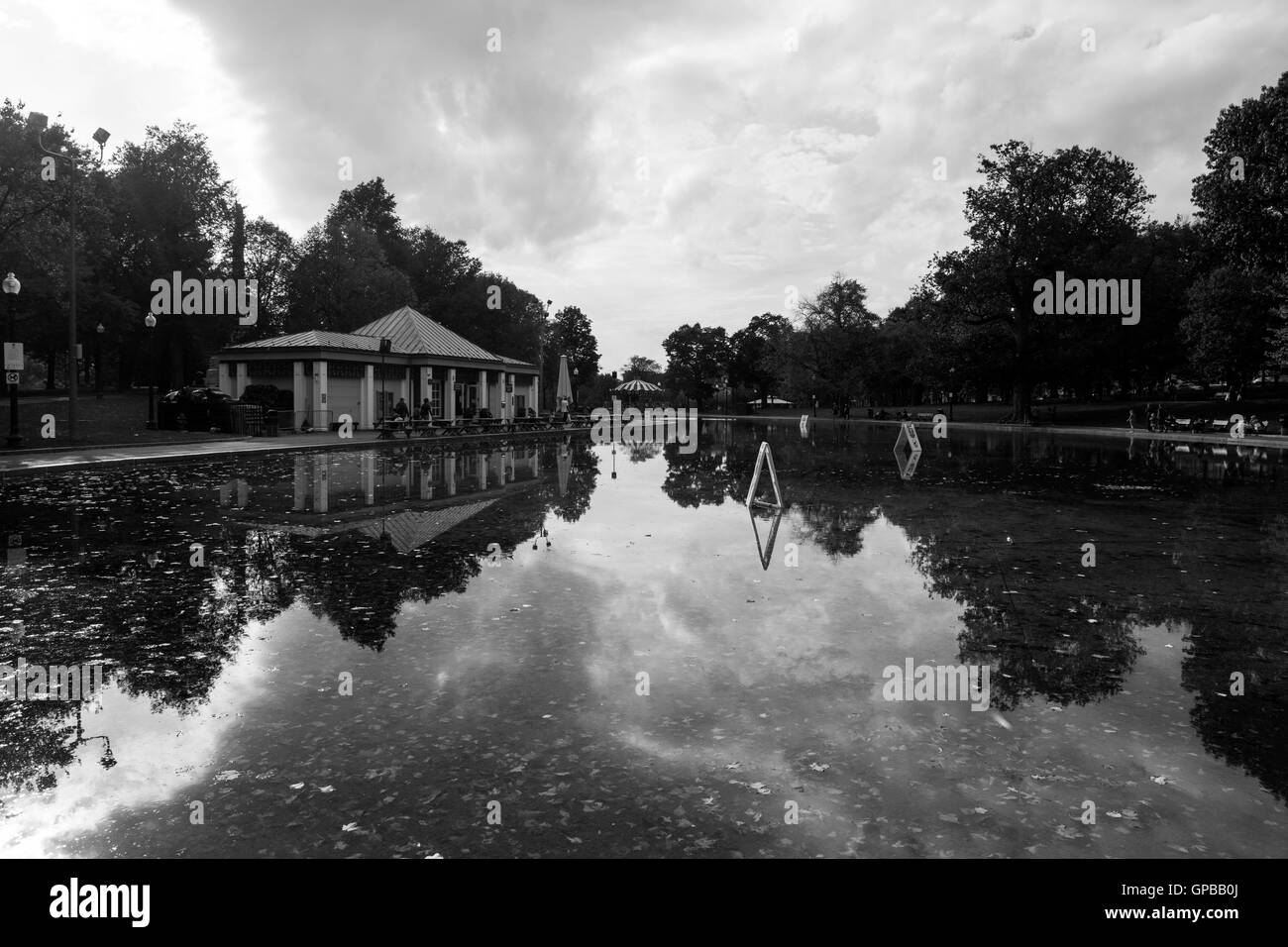 Higgs parc public commun dans le centre-ville Banque D'Images