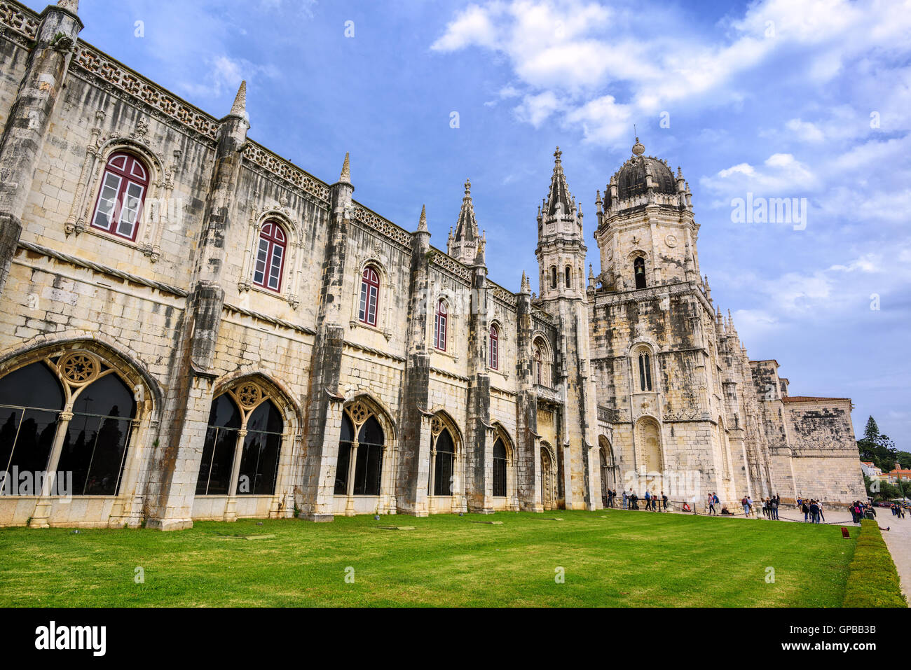 Monastère dos Jeronimos, Lisbonne, Portugal Banque D'Images