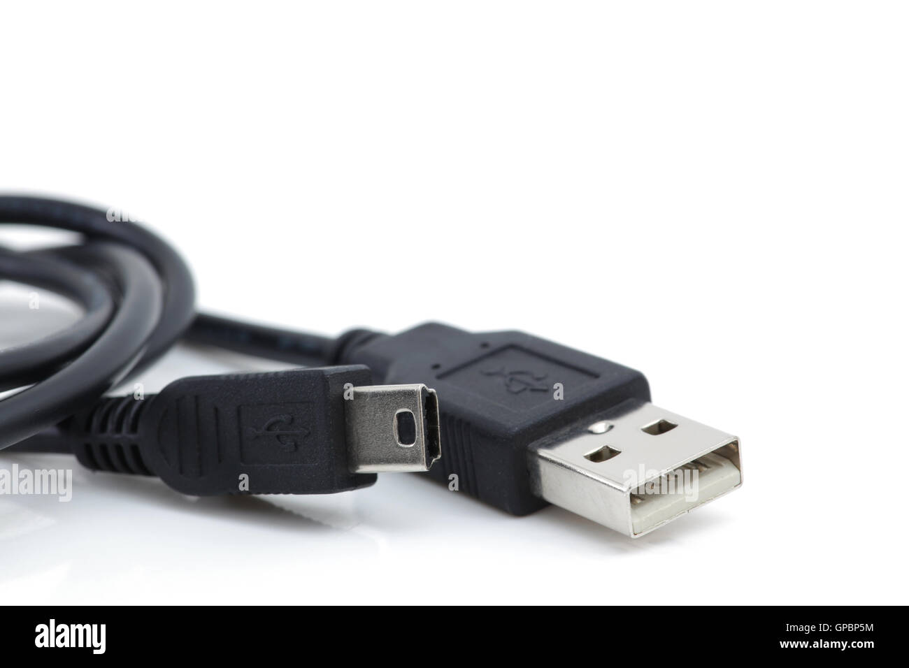 Câble USB Banque D'Images