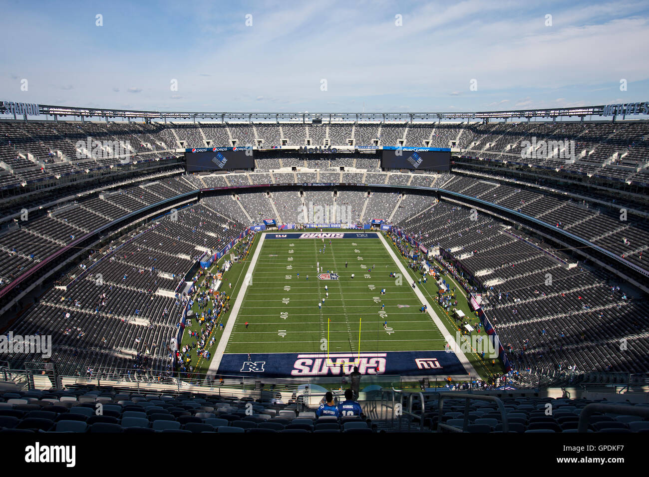 Oct 16, 2011 ; East Rutherford, NJ, USA ; vue générale du Stade MetLife avant le match entre les Giants de New York et les Bills de Buffalo. Banque D'Images