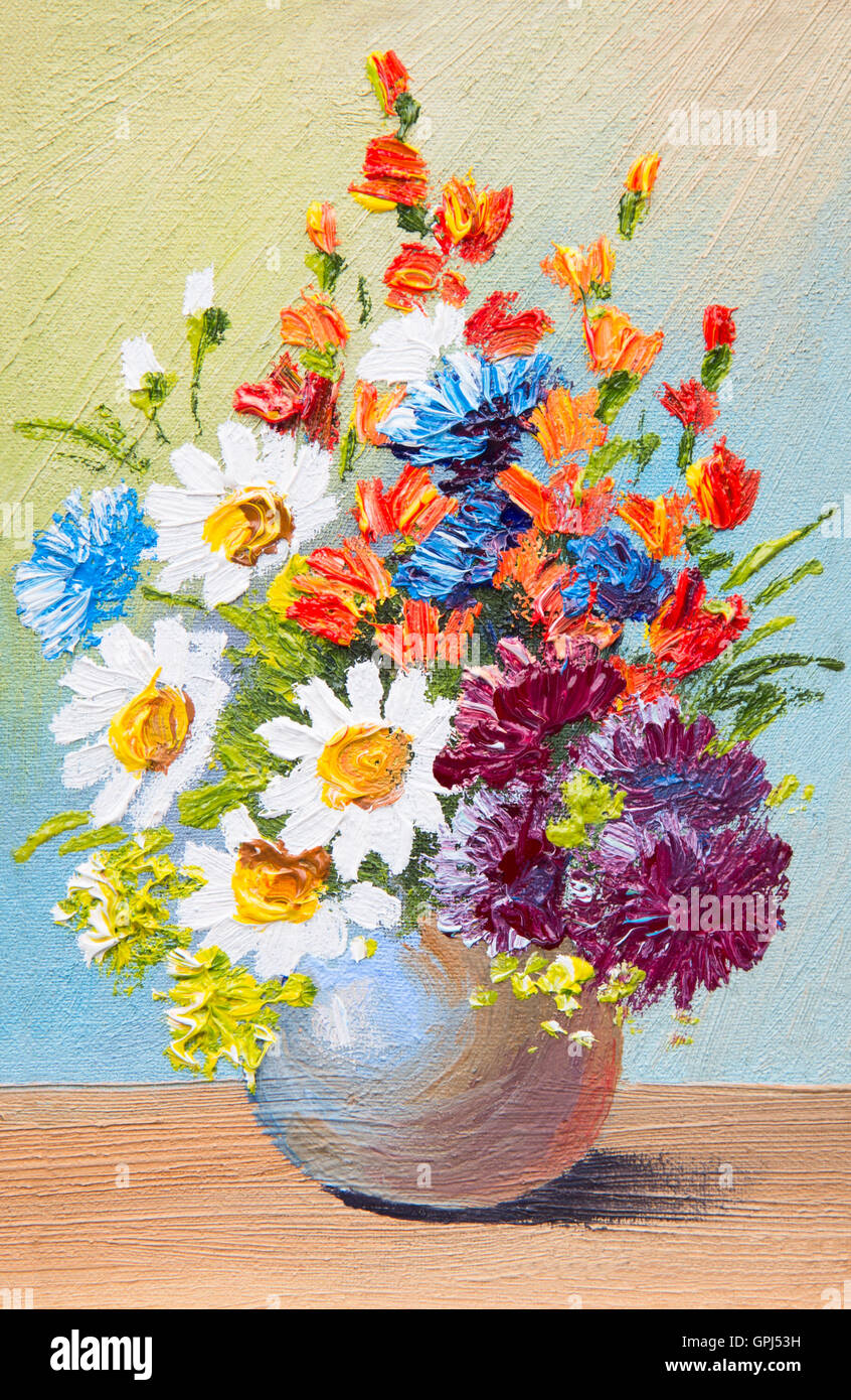 Peinture de fleurs à l'aquarelle Banque de photographies et d'images à  haute résolution - Alamy